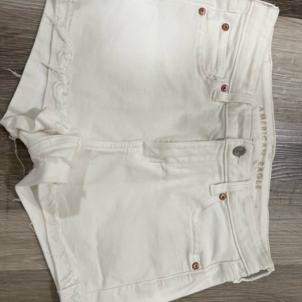 American Eagle Outfitters White Jean Shorts